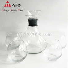 Clear Pitcher mit Tumbler -Set